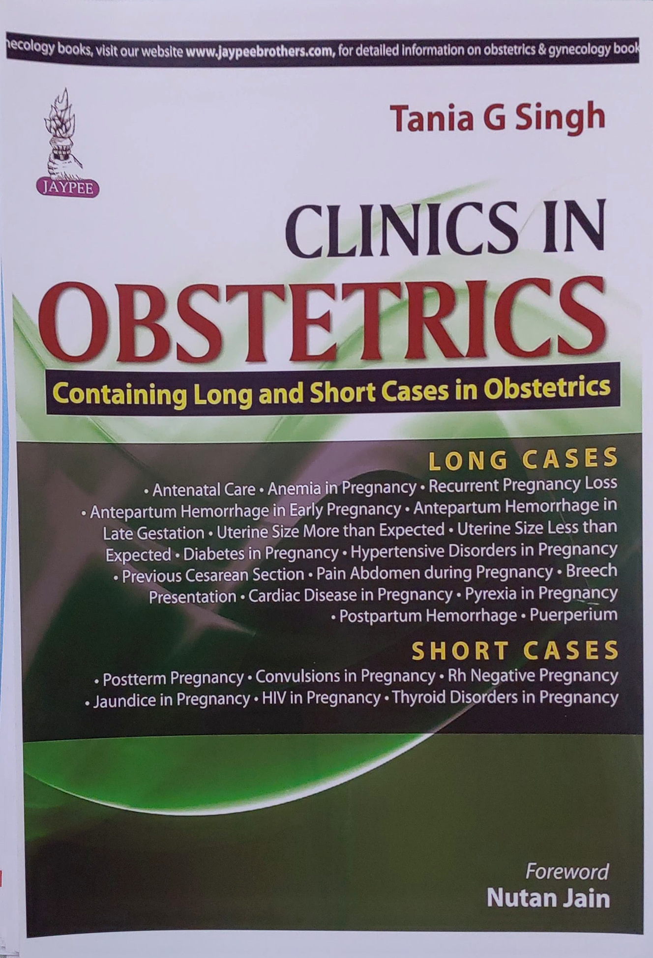 Cover of Clinics in Obstetrics by Tania Gurdip Singh